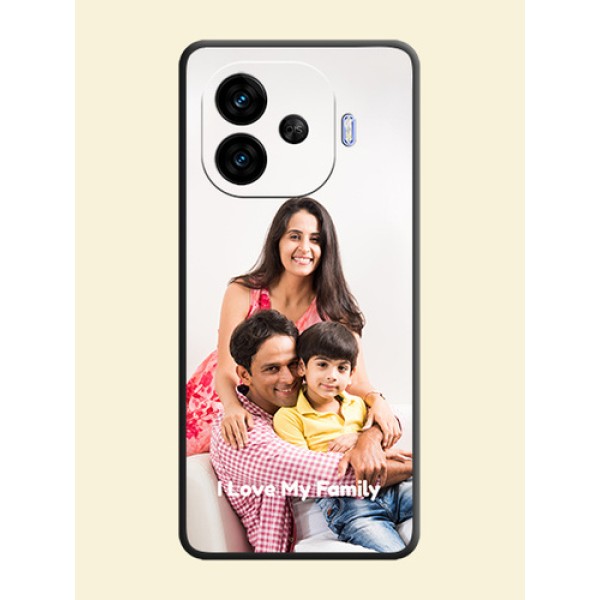 Full Single Pic Upload With Text On Space Black Custom Soft Matte Mobile Back Cover - iQOO Neo 10R 5G Full Single Pic Upload With Text On Space Black Custom Soft Matte Mobile Back Cover - iQOO Neo 10R 5G