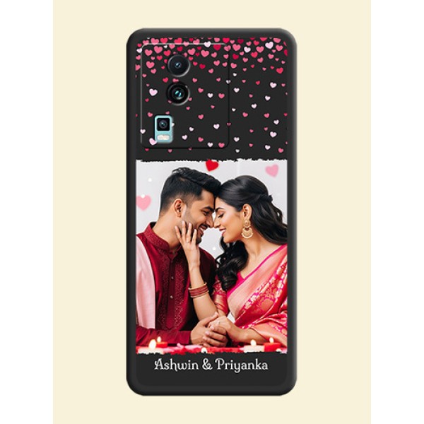 Fall in Love with Your Partner - Photo on Space Black Soft Matte Phone Cover -iQOO Neo 7 Pro 5G Fall in Love with Your Partner - Photo on Space Black Soft Matte Phone Cover -iQOO Neo 7 Pro 5G