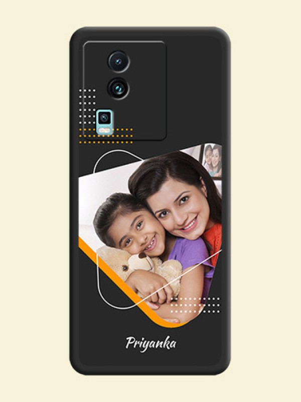 Yellow Triangle - Photo on Space Black Soft Matte Phone Cover -iQOO Neo 7 Pro 5G