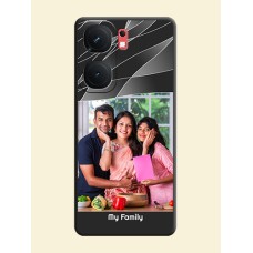 Mixed Wave Lines - Photo on Space Black Soft Matte Mobile Cover - iQOO Neo 9 Pro 5G