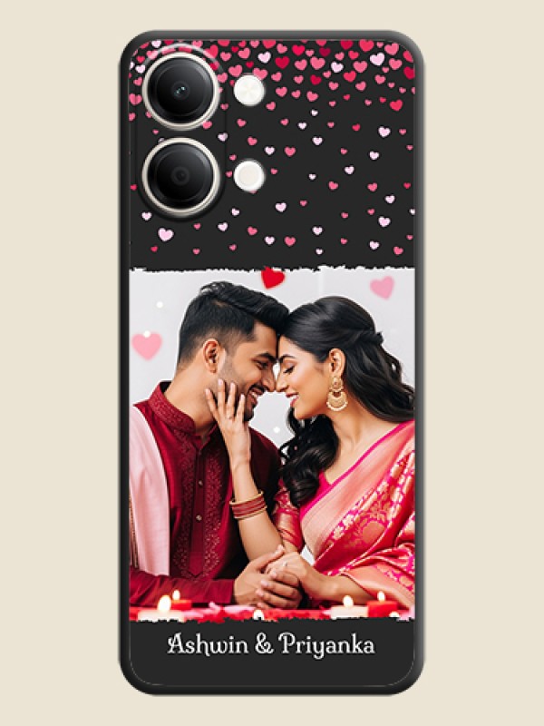 Fall in Love with Your Partner on Photo On Space Black Custom Soft Matte Mobile Back Cover - iQOO Z11 Lite 5G