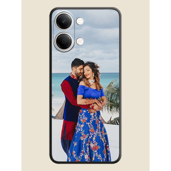 Full Single Pic Upload On Space Black Custom Soft Matte Mobile Back Cover - iQOO Z11 Lite 5G Full Single Pic Upload On Space Black Custom Soft Matte Mobile Back Cover - iQOO Z11 Lite 5G