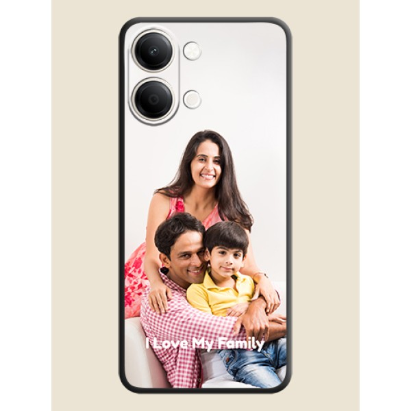Full Single Pic Upload With Text On Space Black Custom Soft Matte Mobile Back Cover - iQOO Z11 Lite 5G Full Single Pic Upload With Text On Space Black Custom Soft Matte Mobile Back Cover - iQOO Z11 Lite 5G