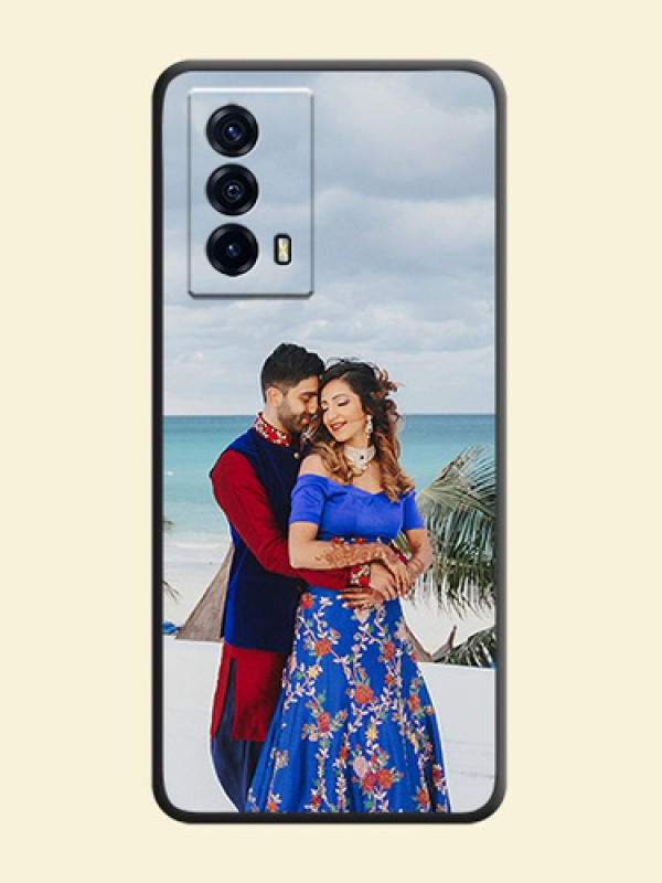 Full Single Pic Upload On Space Black Personalized Soft Matte Phone Covers -Iqoo Z5 5G