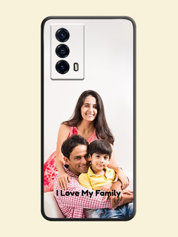 Full Single Pic Upload With Text On Space Black Personalized Soft Matte Phone Covers -Iqoo Z5 5G