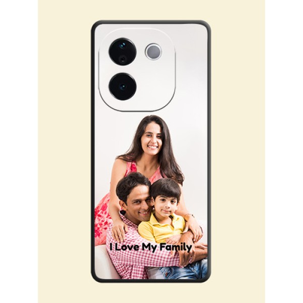 Full Single Pic Upload With Text On Space Black Custom Soft Matte Mobile Back Cover - iQOO Z9s Pro 5G Full Single Pic Upload With Text On Space Black Custom Soft Matte Mobile Back Cover - iQOO Z9s Pro 5G