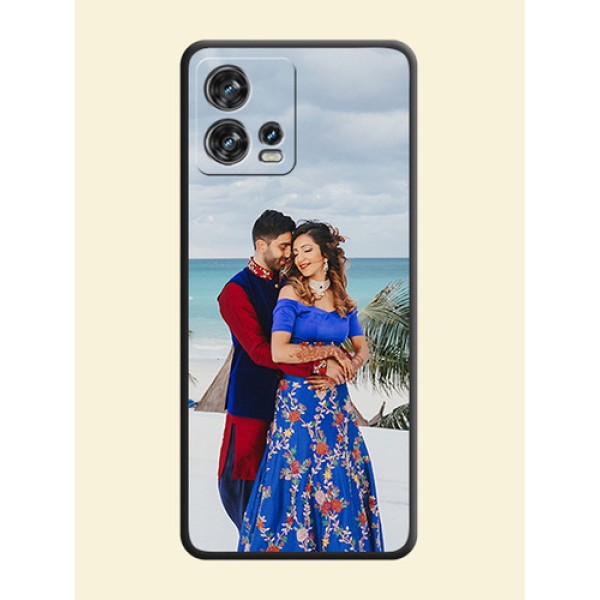 Full Single Pic Upload On Space Black Personalized Soft Matte Phone Covers -Motorola Edge 30 Fusion Full Single Pic Upload On Space Black Personalized Soft Matte Phone Covers -Motorola Edge 30 Fusion