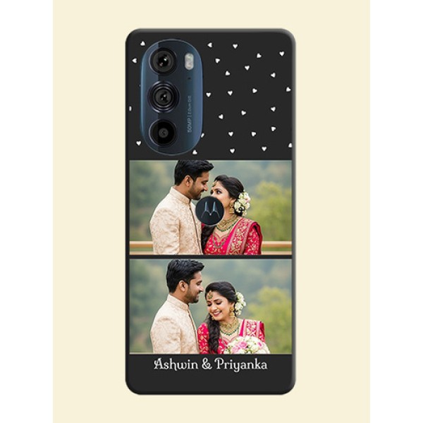 Miniature Love Symbols with Name on Space Black Custom Soft Matte Back Cover - Edge 30 Pro Miniature Love Symbols with Name on Space Black Custom Soft Matte Back Cover - Edge 30 Pro