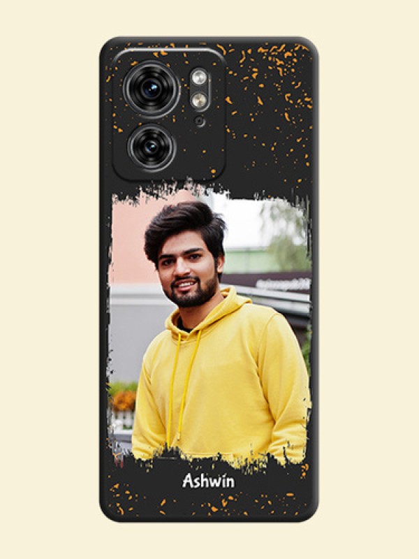 Spray Free Design - Photo on Space Black Soft Matte Phone Cover - Edge 40