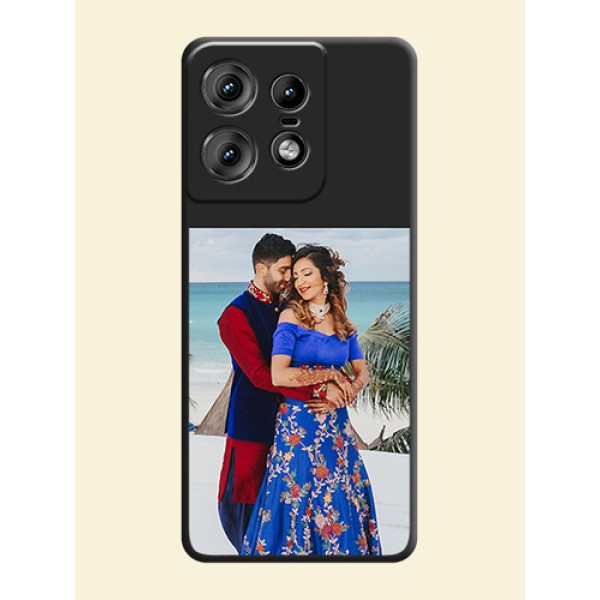Image Upload With Space Black Color On Custom Soft Matte Mobile Back Cover - Motorola Edge 50 Pro 5G Image Upload With Space Black Color On Custom Soft Matte Mobile Back Cover - Motorola Edge 50 Pro 5G