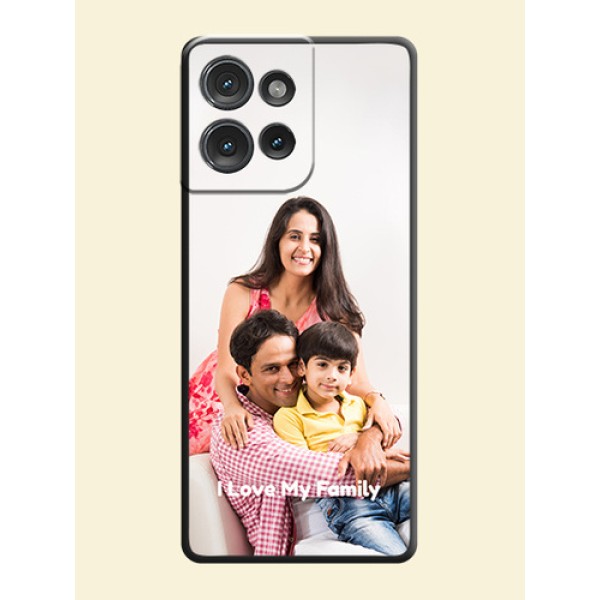 Full Single Pic Upload With Text On Space Black Custom Soft Matte Mobile Back Cover - Motorola Edge 50 Full Single Pic Upload With Text On Space Black Custom Soft Matte Mobile Back Cover - Motorola Edge 50