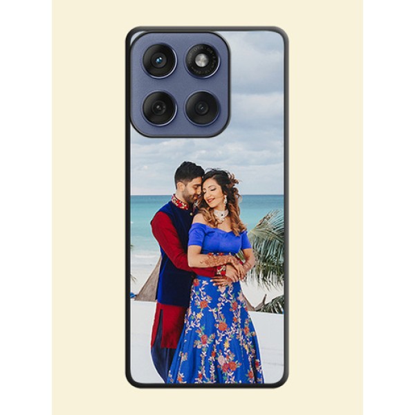 Full Single Pic Upload On Space Black Custom Soft Matte Mobile Back Cover - Motorola Edge 60 Fusion Full Single Pic Upload On Space Black Custom Soft Matte Mobile Back Cover - Motorola Edge 60 Fusion