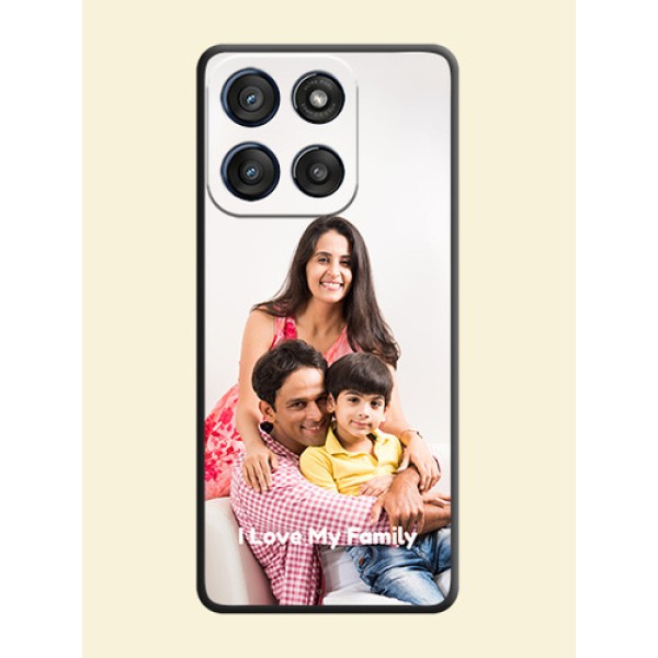 Full Single Pic Upload With Text On Space Black Custom Soft Matte Mobile Back Cover - Motorola Edge 60 Stylus Full Single Pic Upload With Text On Space Black Custom Soft Matte Mobile Back Cover - Motorola Edge 60 Stylus