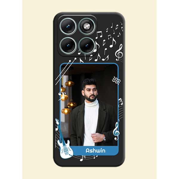 Musical Theme Design with Text on Photo On Space Black Custom Soft Matte Mobile Back Cover - Motorola Edge 70 Fusion Musical Theme Design with Text on Photo On Space Black Custom Soft Matte Mobile Back Cover - Motorola Edge 70 Fusion