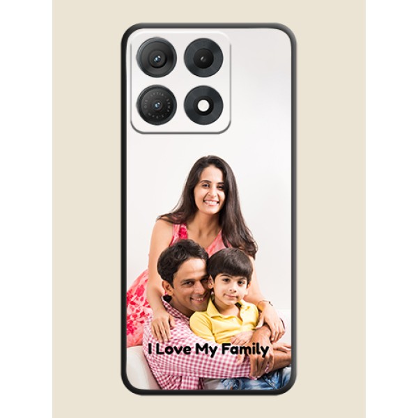Full Single Pic Upload With Text On Space Black Custom Soft Matte Mobile Back Cover - Motorola Edge 70 Max 5G Full Single Pic Upload With Text On Space Black Custom Soft Matte Mobile Back Cover - Motorola Edge 70 Max 5G