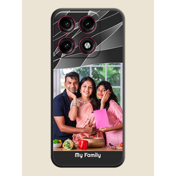 Mixed Wave Lines on Photo On Space Black Custom Soft Matte Mobile Back Cover - Motorola Edge 70 Pro Plus 5G Mixed Wave Lines on Photo On Space Black Custom Soft Matte Mobile Back Cover - Motorola Edge 70 Pro Plus 5G