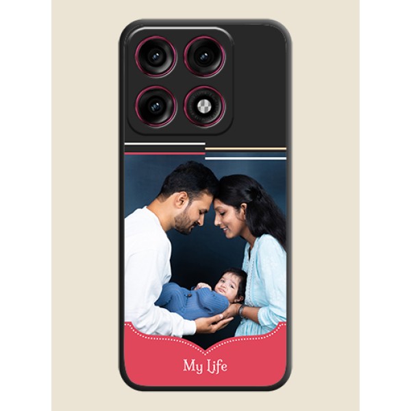 Classic Plain Design with Name On Space Black Custom Soft Matte Mobile Back Cover - Motorola Edge 70 Pro Plus 5G Classic Plain Design with Name On Space Black Custom Soft Matte Mobile Back Cover - Motorola Edge 70 Pro Plus 5G