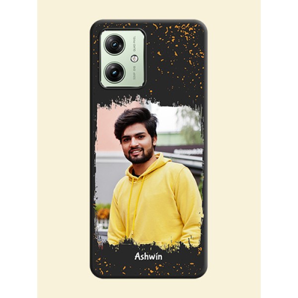 Spray Free Design - Photo on Space Black Soft Matte Phone Cover - Motorola G64 5G Spray Free Design - Photo on Space Black Soft Matte Phone Cover - Motorola G64 5G