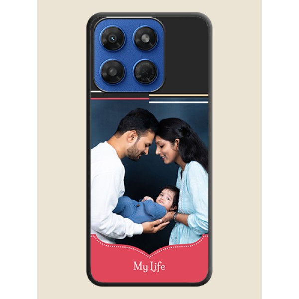 Classic Plain Design with Name On Space Black Custom Soft Matte Mobile Back Cover - Motorola G77 Power 5G Classic Plain Design with Name On Space Black Custom Soft Matte Mobile Back Cover - Motorola G77 Power 5G
