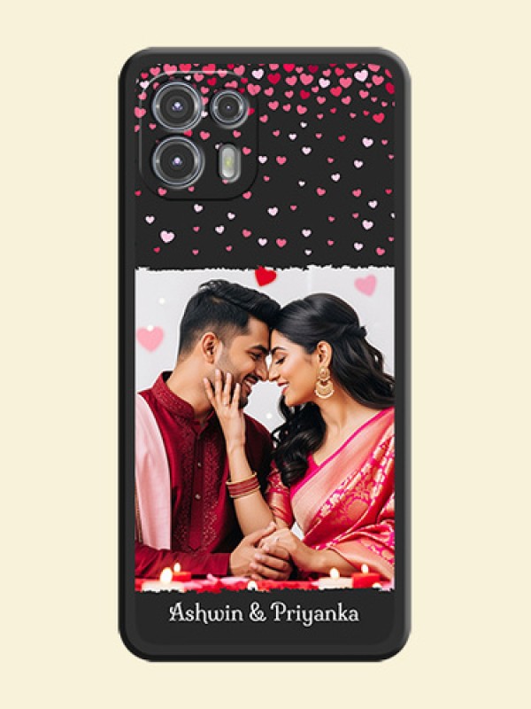 Fall in Love with Your Partner  on Photo on Space Black Soft Matte Phone Cover - Moto Edge 20 Fusion 5G
