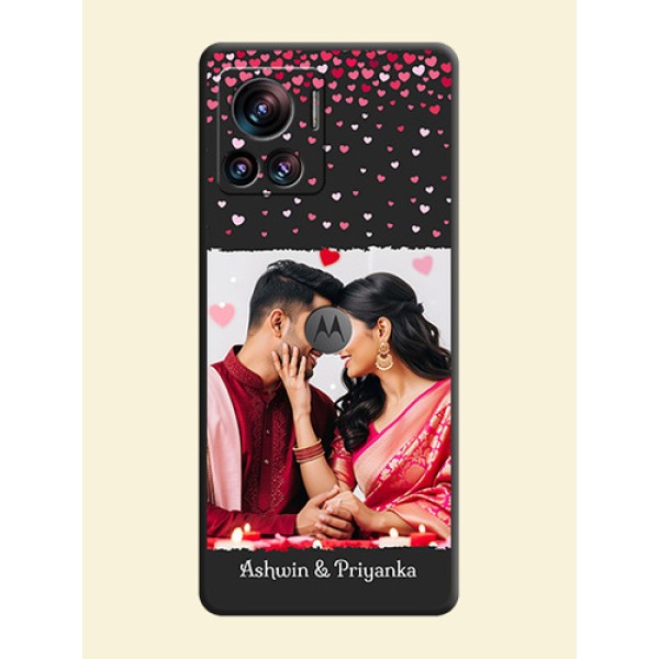 Fall in Love with Your Partner  on Photo on Space Black Soft Matte Phone Cover - Motorola Moto Edge 30 Ultra