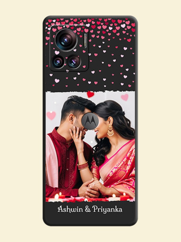 Fall in Love with Your Partner  on Photo on Space Black Soft Matte Phone Cover - Motorola Moto Edge 30 Ultra