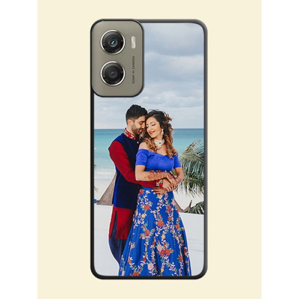 Full Single Pic Upload On Space Black Custom Soft Matte Mobile Back Cover - Motorola Moto G06 Power Full Single Pic Upload On Space Black Custom Soft Matte Mobile Back Cover - Motorola Moto G06 Power