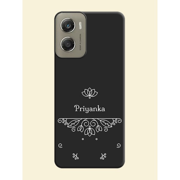 Lotus Garden Custom Text On Space Black Custom Soft Matte Mobile Back Cover - Motorola Moto G06 Power Lotus Garden Custom Text On Space Black Custom Soft Matte Mobile Back Cover - Motorola Moto G06 Power