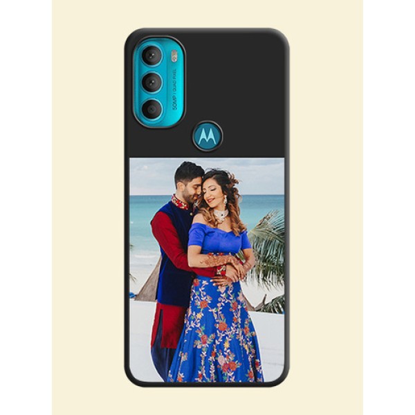 Image Upload With Space Black Color On Custom Soft Matte Mobile Back Cover - Motorola Moto G71 5G Image Upload With Space Black Color On Custom Soft Matte Mobile Back Cover - Motorola Moto G71 5G