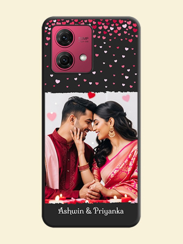 Fall in Love with Your Partner - Photo on Space Black Soft Matte Phone Cover - Motorola Moto G84 5G