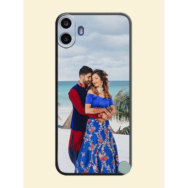 Full Single Pic Upload On Space Black Custom Soft Matte Mobile Back Cover - Nothing Cmf Phone 1 Full Single Pic Upload On Space Black Custom Soft Matte Mobile Back Cover - Nothing Cmf Phone 1