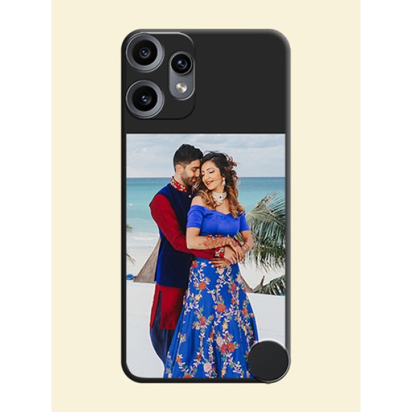 Image Upload With Space Black Color On Custom Soft Matte Mobile Back Cover - Nothing Cmf Phone 2 Pro 5G Image Upload With Space Black Color On Custom Soft Matte Mobile Back Cover - Nothing Cmf Phone 2 Pro 5G