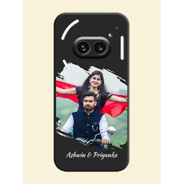 Grunge Brush Strokes - Photo on Space Black Soft Matte Back Cover - Nothing Phone 2A 5G Grunge Brush Strokes - Photo on Space Black Soft Matte Back Cover - Nothing Phone 2A 5G