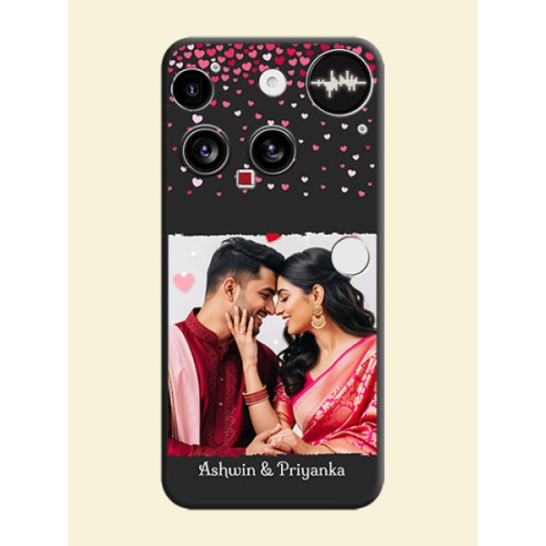 Fall in Love with Your Partner on Photo On Space Black Custom Soft Matte Mobile Back Cover - Nothing Phone 3 5G Fall in Love with Your Partner on Photo On Space Black Custom Soft Matte Mobile Back Cover - Nothing Phone 3 5G