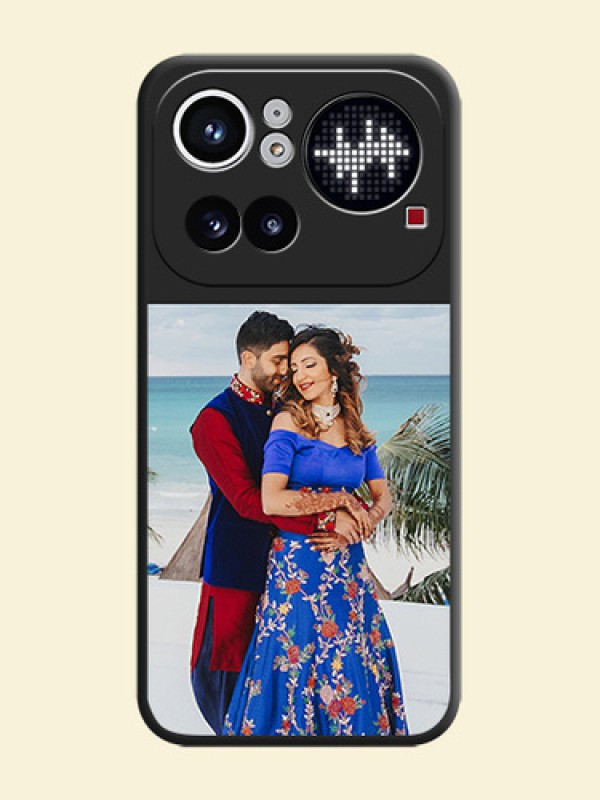 Image Upload With Space Black Color On Custom Soft Matte Mobile Back Cover - Nothing Phone 4A Pro 5G