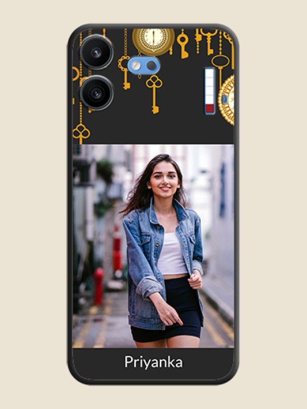 Decorative Design with Text On Space Black Custom Soft Matte Mobile Back Cover - Nothing Phone 4b 5G