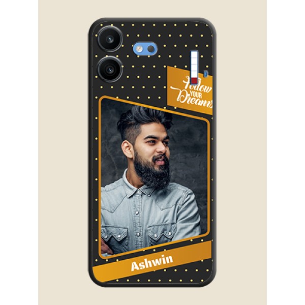 Follow Your Dreams with White Dots On Space Black Custom Soft Matte Mobile Back Cover - Nothing Phone 4b 5G