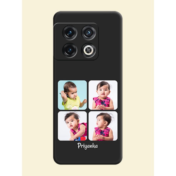 Floral Art with 6 Image Holder on Photo on Space Black Soft Matte Mobile Case - OnePlus 10 Pro 5G Floral Art with 6 Image Holder on Photo on Space Black Soft Matte Mobile Case - OnePlus 10 Pro 5G