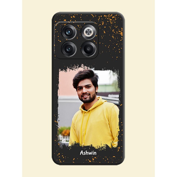 Spray Free Design on Photo on Space Black Soft Matte Phone Cover - OnePlus 10T 5G Spray Free Design on Photo on Space Black Soft Matte Phone Cover - OnePlus 10T 5G