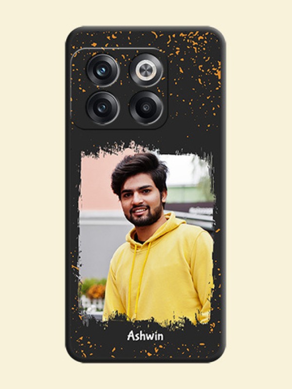 Spray Free Design on Photo on Space Black Soft Matte Phone Cover - OnePlus 10T 5G