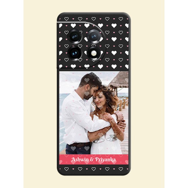 White Color Love Symbols with Text Design on Photo on Space Black Soft Matte Phone Cover - OnePlus 11 5G White Color Love Symbols with Text Design on Photo on Space Black Soft Matte Phone Cover - OnePlus 11 5G