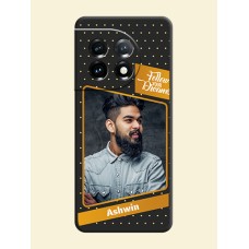 Follow Your Dreams with White Dots on Space Black Custom Soft Matte Phone Cases - OnePlus 11 5G