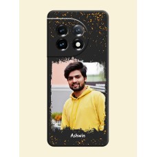 Spray Free Design on Photo on Space Black Soft Matte Phone Cover - OnePlus 11 5G