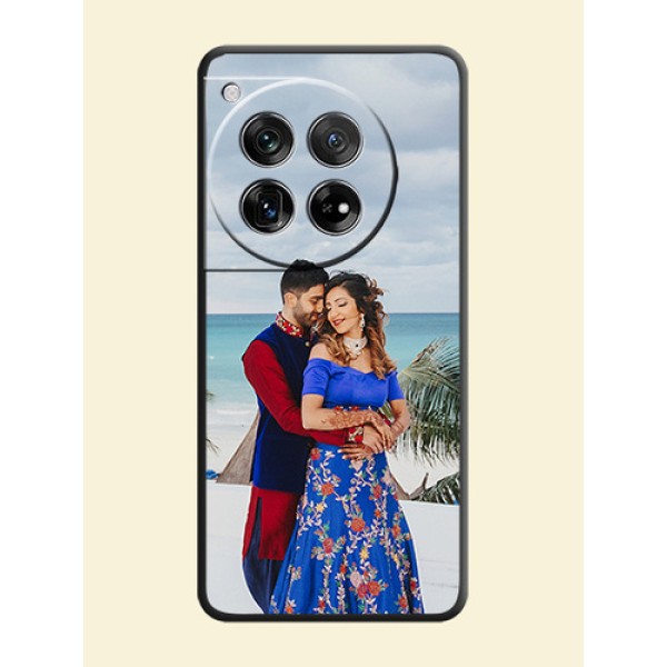 Full Single Pic Upload On Space Black Custom Soft Matte Mobile Back Cover - OnePlus 12 5G Full Single Pic Upload On Space Black Custom Soft Matte Mobile Back Cover - OnePlus 12 5G