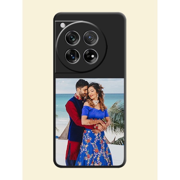 Image Upload With Space Black Color On Custom Soft Matte Mobile Back Cover - OnePlus 12 5G Image Upload With Space Black Color On Custom Soft Matte Mobile Back Cover - OnePlus 12 5G