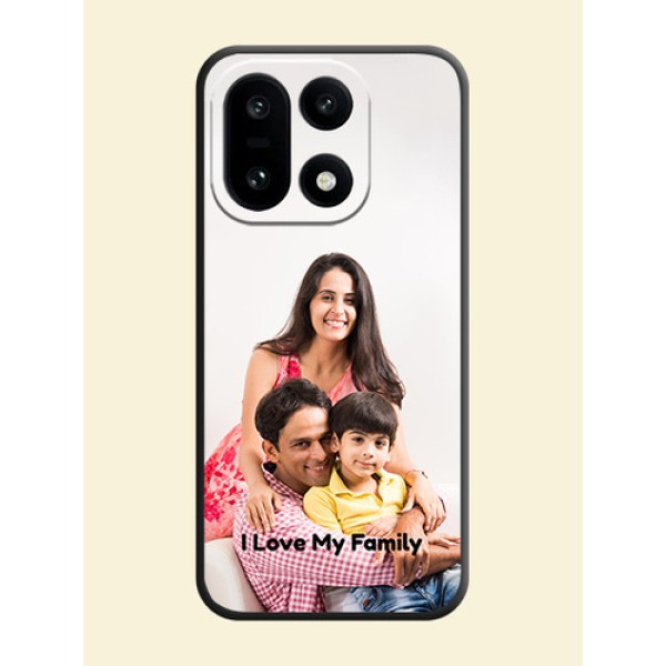 Full Single Pic Upload With Text On Space Black Custom Soft Matte Mobile Back Cover - OnePlus 15 5G Full Single Pic Upload With Text On Space Black Custom Soft Matte Mobile Back Cover - OnePlus 15 5G