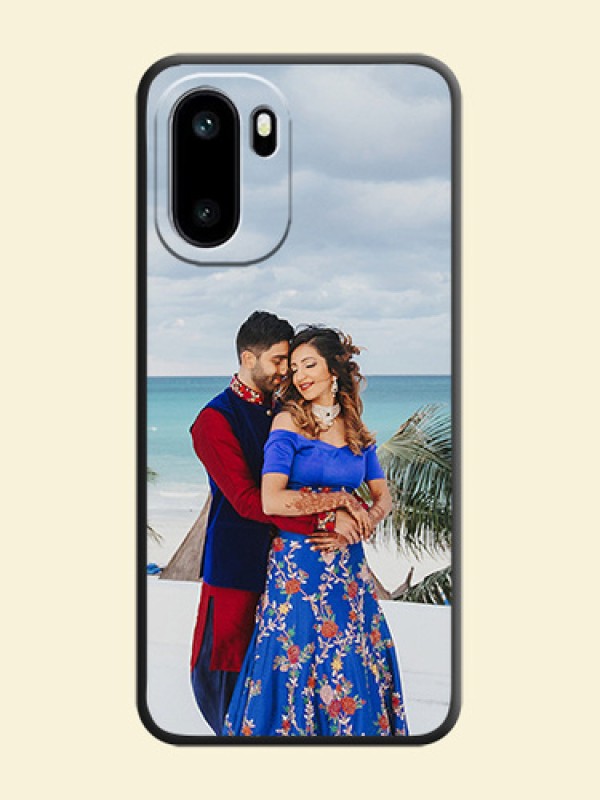 Full Single Pic Upload On Space Black Custom Soft Matte Mobile Back Cover - OnePlus 15R 5G