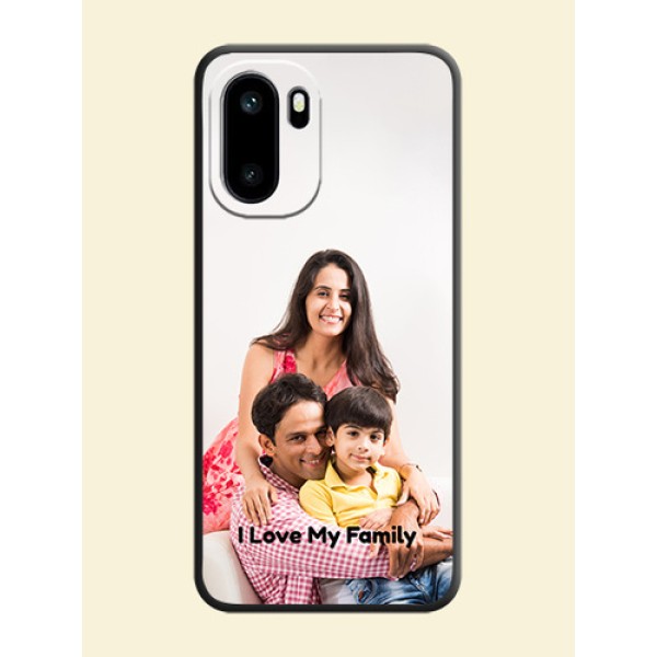 Full Single Pic Upload With Text On Space Black Custom Soft Matte Mobile Back Cover - OnePlus 15R 5G Full Single Pic Upload With Text On Space Black Custom Soft Matte Mobile Back Cover - OnePlus 15R 5G