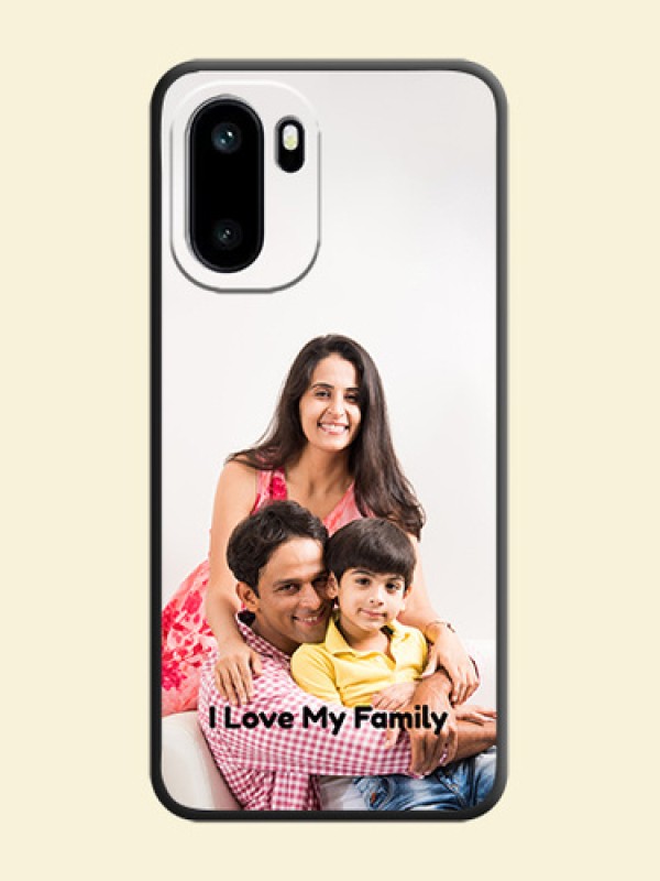 Full Single Pic Upload With Text On Space Black Custom Soft Matte Mobile Back Cover - OnePlus 15R 5G