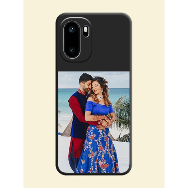 Image Upload With Space Black Color On Custom Soft Matte Mobile Back Cover - OnePlus 15R 5G Image Upload With Space Black Color On Custom Soft Matte Mobile Back Cover - OnePlus 15R 5G